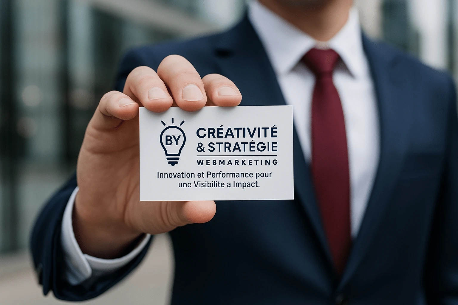 Portrait d’un entrepreneur devant un fond étoilé