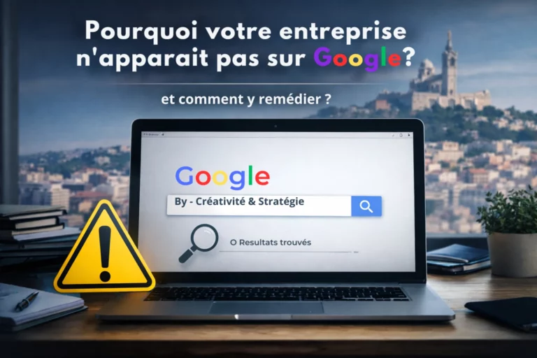 Pourquoi une entreprise n’apparaît pas sur Google – problème de référencement pour une PME à Marseille