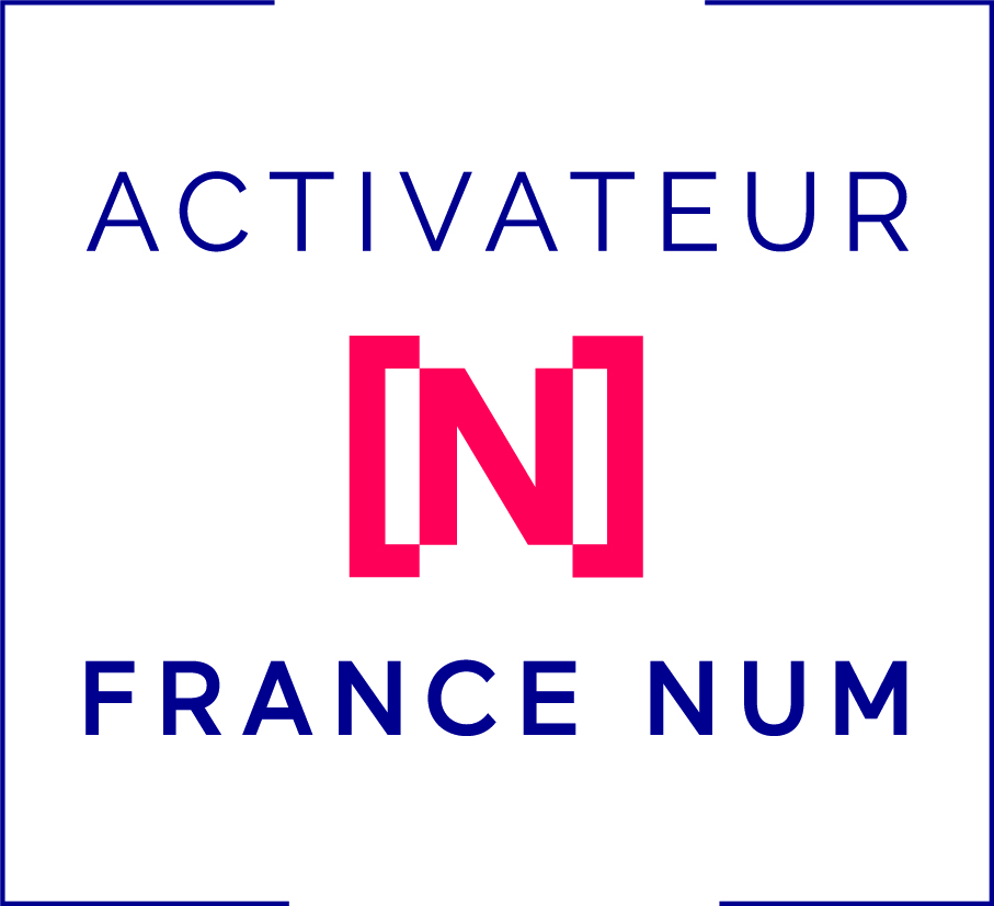 Logo Activateur France Num utilisé par BY Créativité & Stratégie Webmarketing pour accompagner la transformation numérique des entreprises.